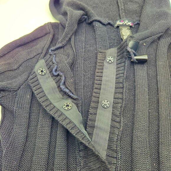 Susie Rose Cardigan Toggle Clasp Juniors size 11/13 Black - Picture 5 of 5